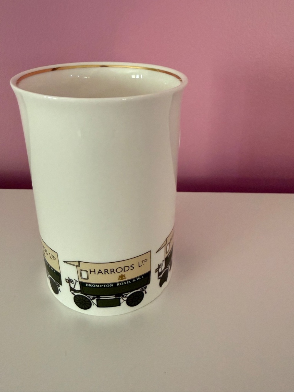 Harrods of London Vintage Fine Bone China Mug - Picture 3 of 6